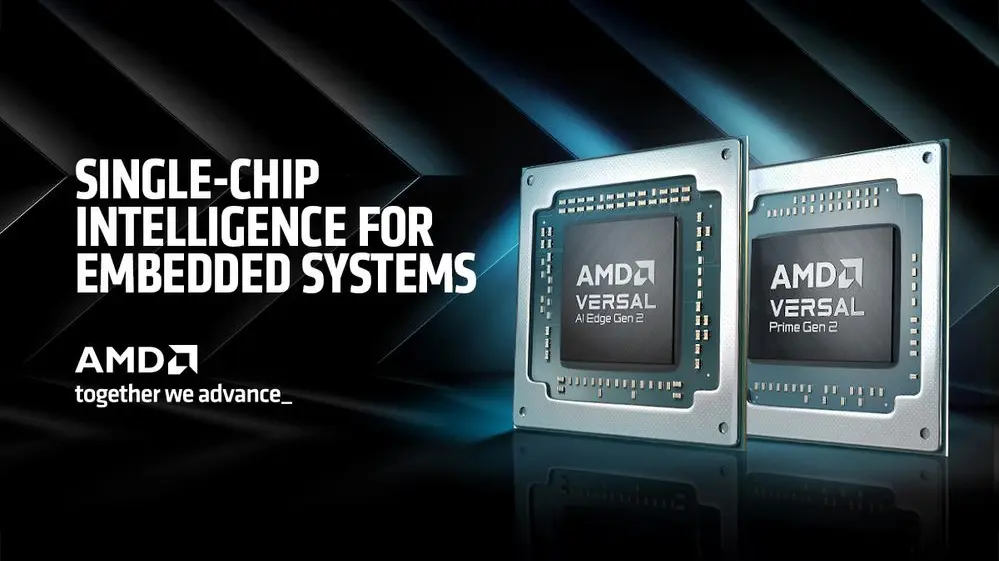 AMD Enables Single-Chip Intelligence for AI-Driven Embedded Systems with 2nd Gen Versal Devices